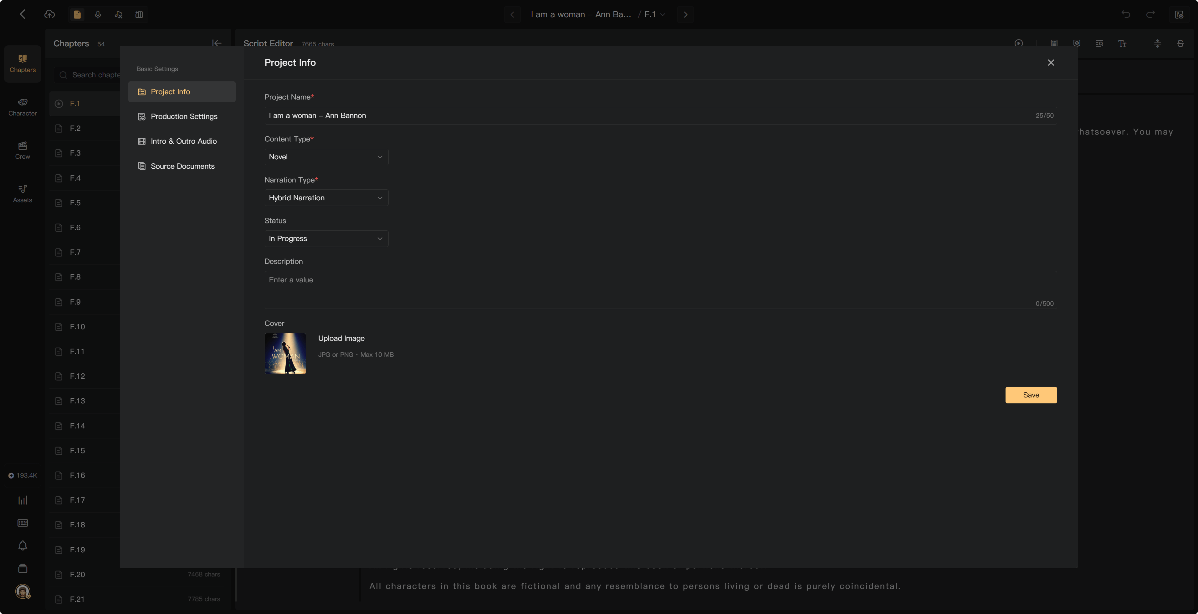 Basic settings