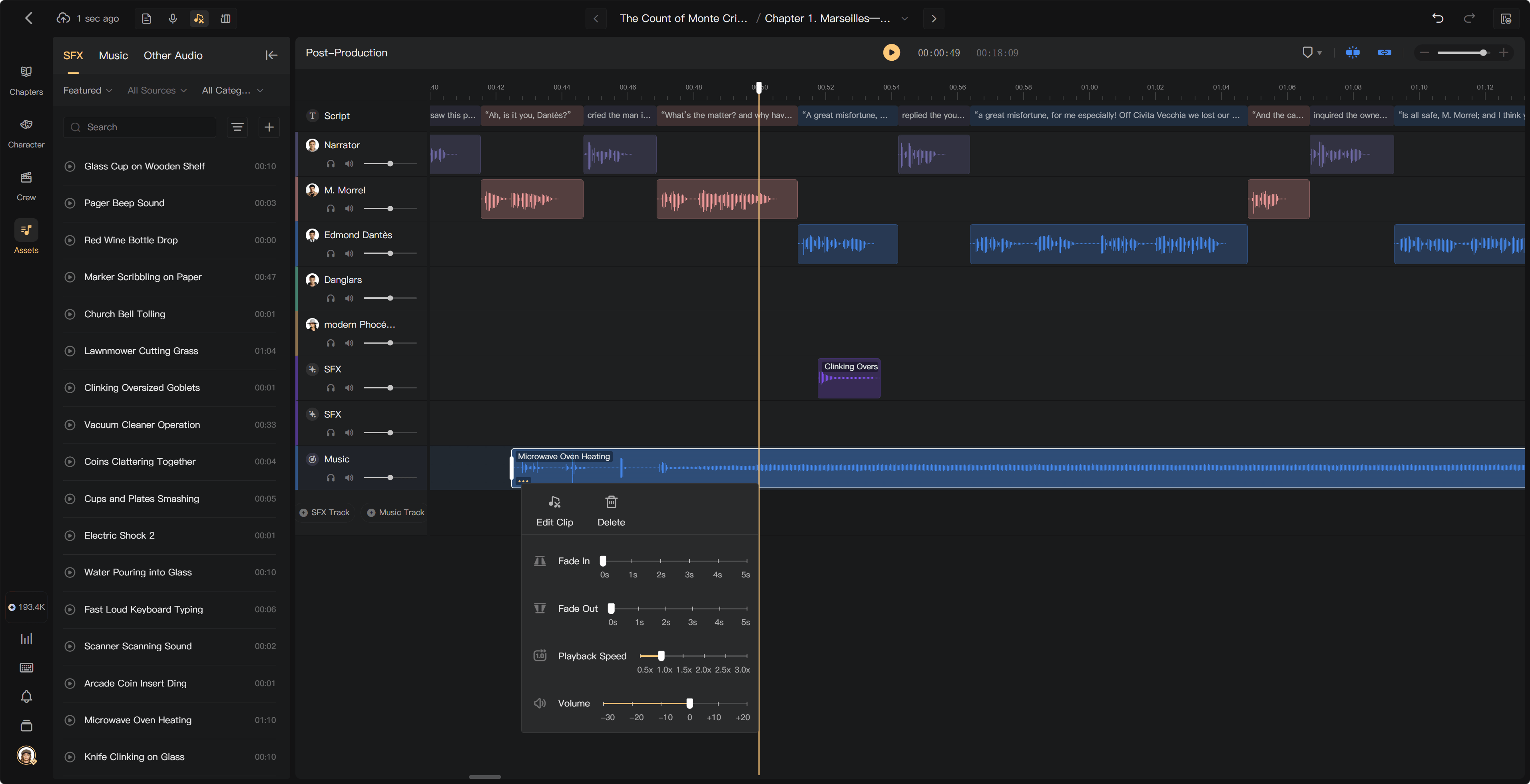 Add music