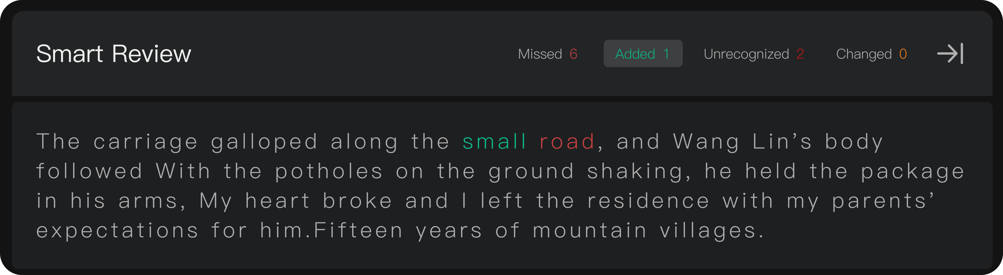 Read the indicators